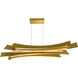 Candora LED 50 inch Brass Island/Pool Table Light Ceiling Light