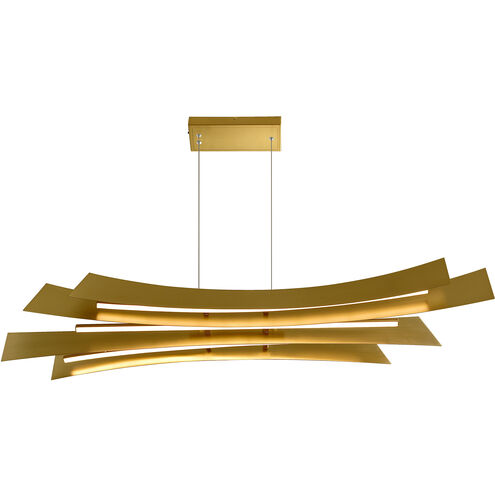 Candora LED 50 inch Brass Island/Pool Table Light Ceiling Light