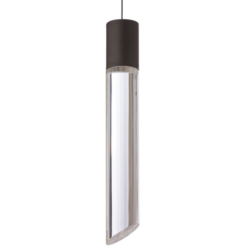 Tibor 1 Light 12 Black Low-Voltage Pendant Ceiling Light in MonoRail