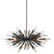 Elsa 12 Light 41.88 inch Midnight Graphite Pendant Ceiling Light