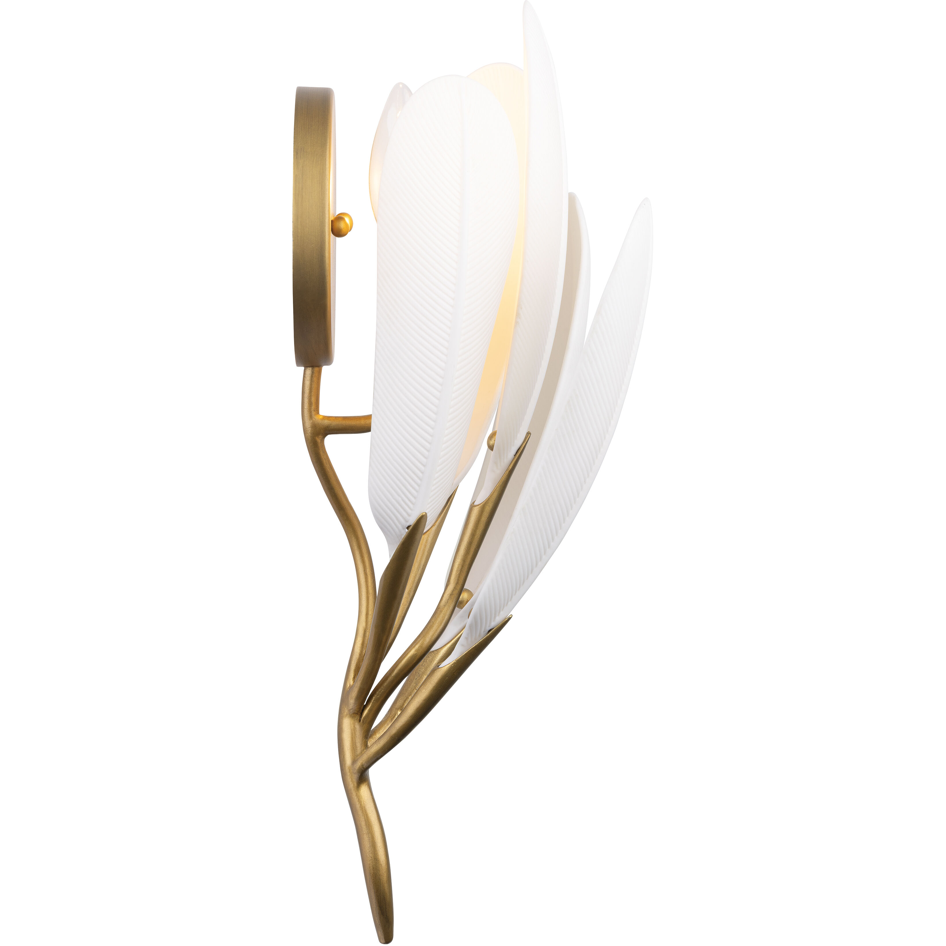 Vellinor 1 Light 7 inch Painted Legacy Brass Wall Sconce Wall Light