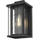Sedgley 1 Light 12 inch Black Outdoor Wall Sconce