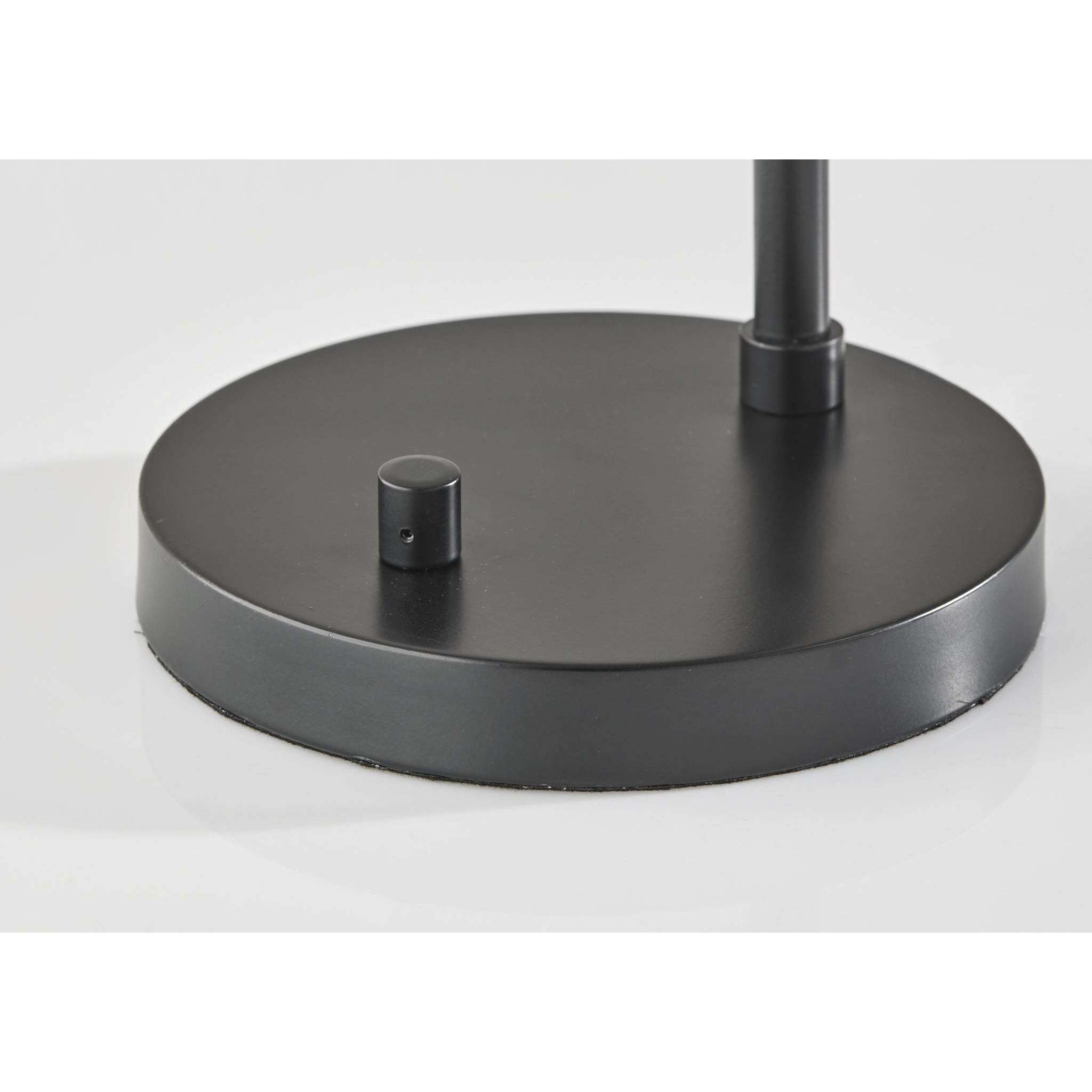 Patrick 21 inch 40 watt Black / Brass Accents Desk Lamp Portable Light