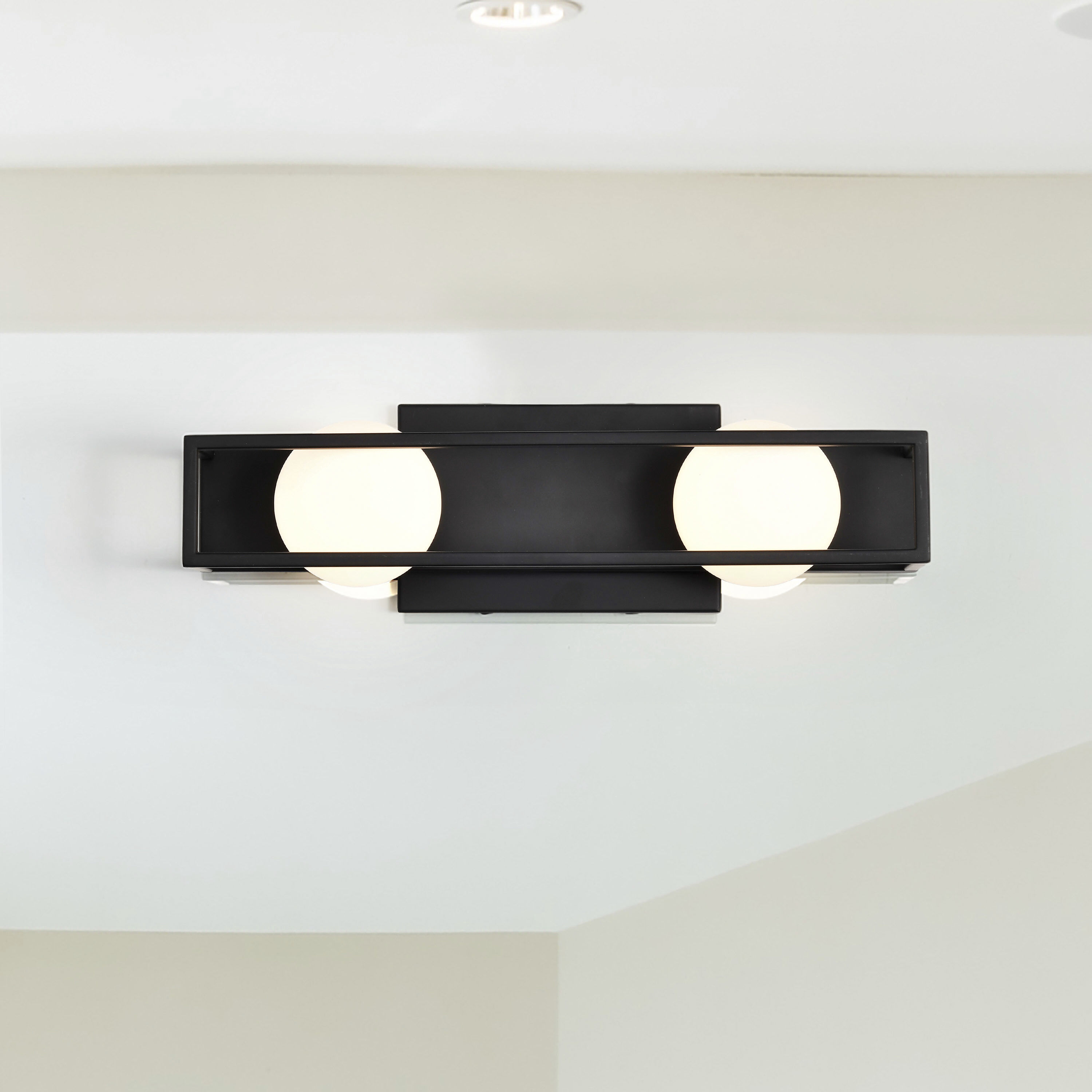 Jenkins LED 15.5 inch Matte Black Vanity Light Wall Light