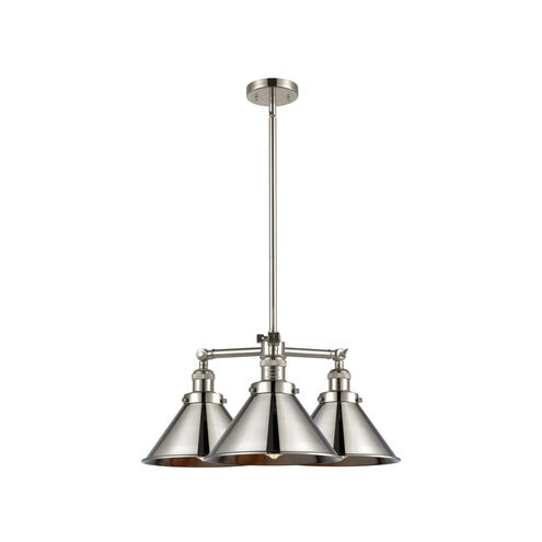 Franklin Restoration Briarcliff LED 24 inch Polished Nickel Chandelier Ceiling Light, Franklin Restoration