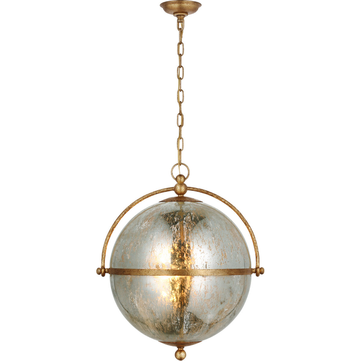 Gilded iron pendant light sale