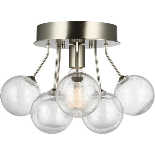 Sean Lavin Bronzeville 1 Light 15 inch Brushed Nickel Semi-Flush Mount Ceiling Light
