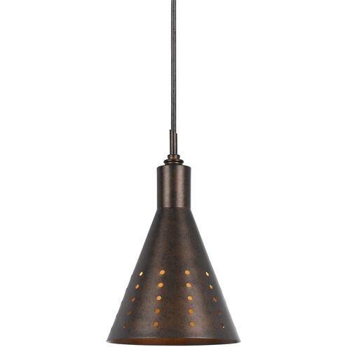 Signature 1 Light 6 inch Rust Pendant Set Ceiling Light