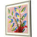 Sassy Botanica Blue and Green and Multi and Pink Framed Art