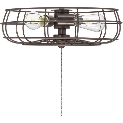 Ratcliffe LED English Bronze Ceiling Fan Light kit