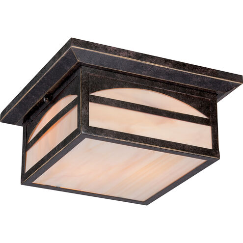 Canyon 2 Light 11 inch Umber Bronze Outdoor Flush Mount