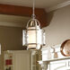 Bay Court 1 Light 11.75 inch Brushed Nickel Foyer Pendant Ceiling Light