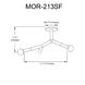 Morgan LED 21.75 inch Matte Black Semi Flush Mount Ceiling Light