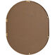 Asha 30 X 24 inch Brass Mirror in 24 x 30