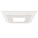 Offset LED 20 inch Textured White Surface Mount Ceiling Light in 3000K