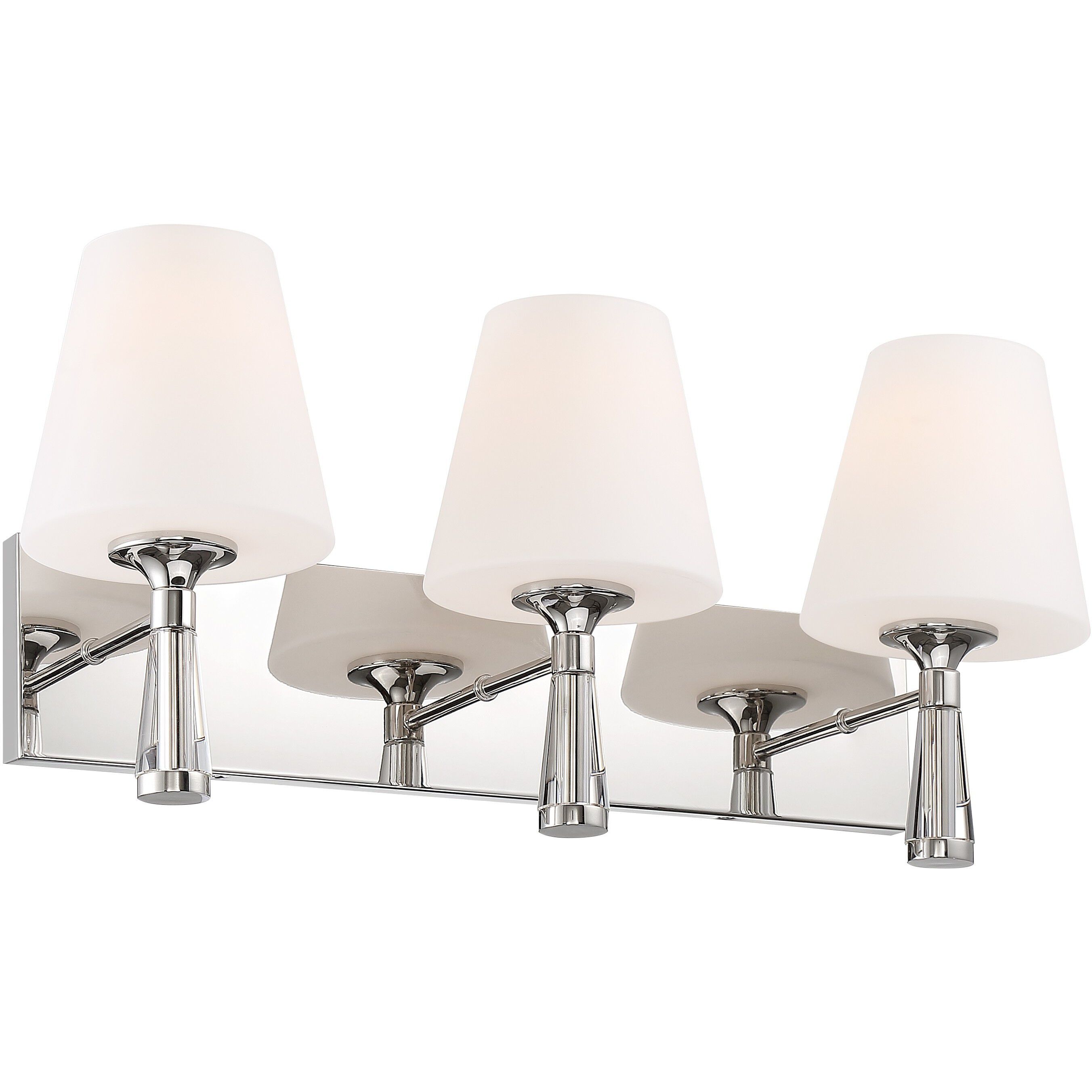 Ramsey Bath Vanity Light Wall Light in Polished Nickel