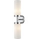 Tristen 2 Light 20 inch Chrome Vanity Light Wall Light