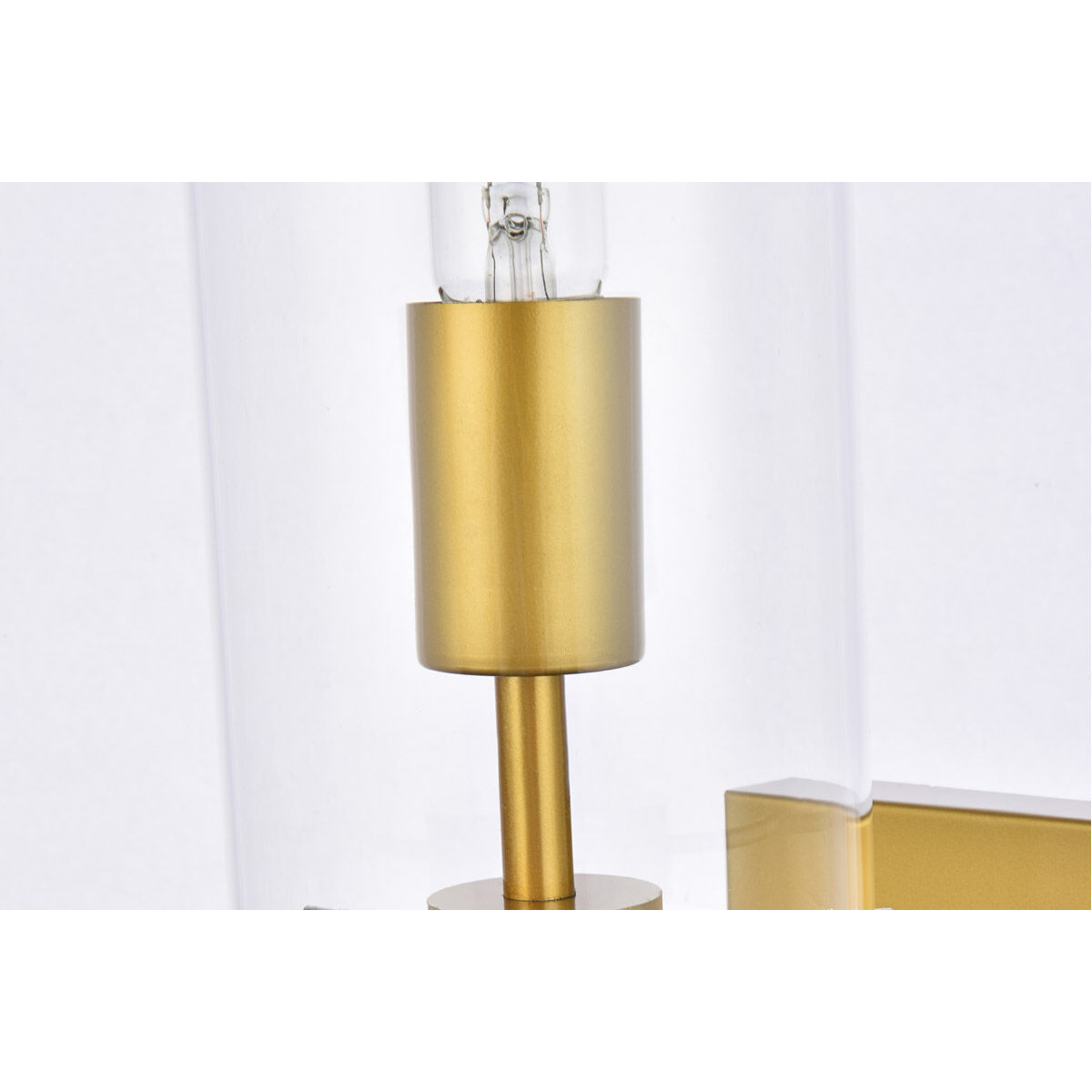 Savant 1 Light 7 inch Brass Bath Sconce Wall Light