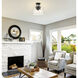 Calhoun 3 Light 13 inch Matte Black Semi-Flush Ceiling Light, Essentials