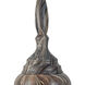 Marbleized Marbleized Brown Turret Box, Tall