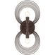 Doral 2 Light 7.75 inch Forged Bronze ADA Sconce Wall Light