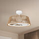 Isla 24 inch White and Braided Rope Ceiling Fan