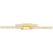 Stagger LED 36 inch Brass Vanity Light Wall Light