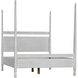 Venice White Wash Bed, Queen