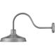 Coastal Elements Forge Outdoor Wall Mount Lantern in Antique Brushed Aluminum