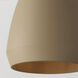 Della 1 Light 14.25 inch Terracotta Sand Pendant Ceiling Light