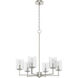 Kerrison 6 Light 24.5 inch Brushed Nickel Chandelier Ceiling Light
