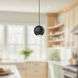 Exo LED 2 inch Black Pendant Ceiling Light
