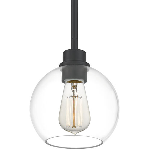 Pruitt 1 Light 7 inch Matte Black Mini Pendant Ceiling Light