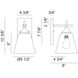 Hollis Wall Sconce Wall Light in Black