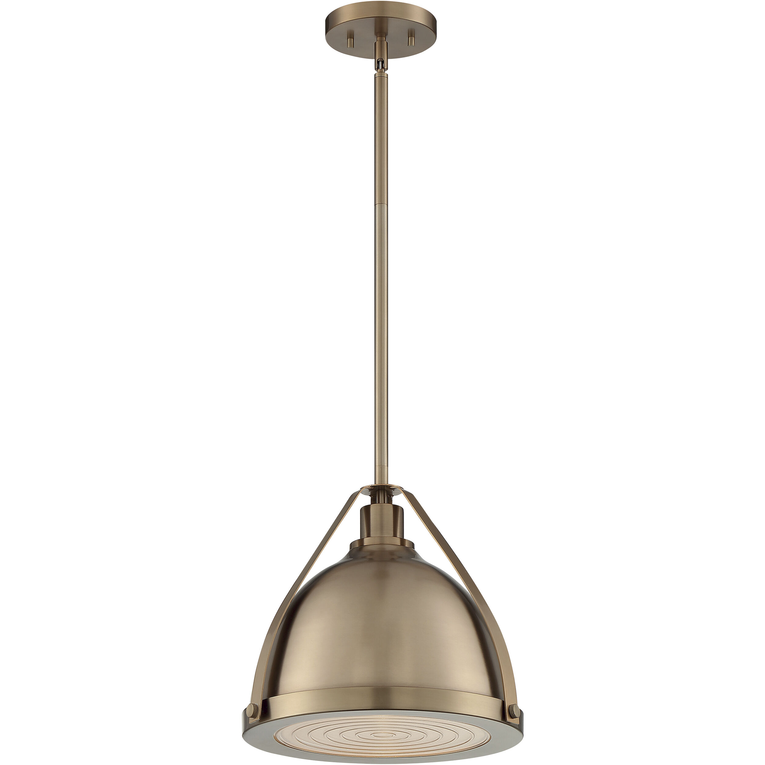 Barbett 1 Light 12.63 inch Burnished Brass Pendant Ceiling Light