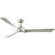 Wrap Custom 8.88 inch Brushed Nickel Fan-Multi