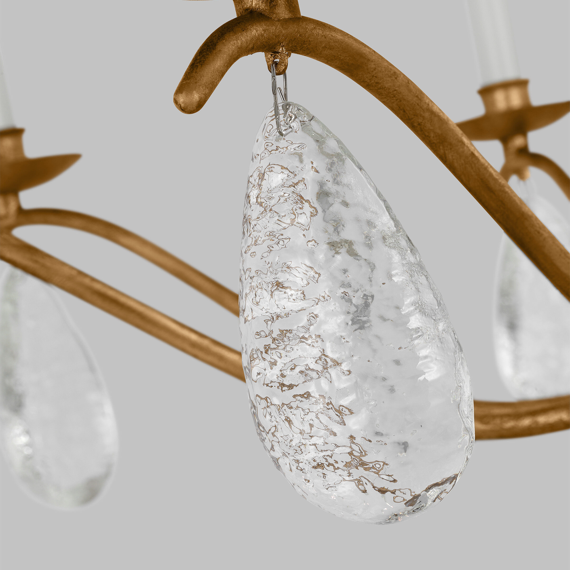 C&M by Chapman & Myers Shannon 8 Light 32.63 inch Antique Gild Chandelier Ceiling Light