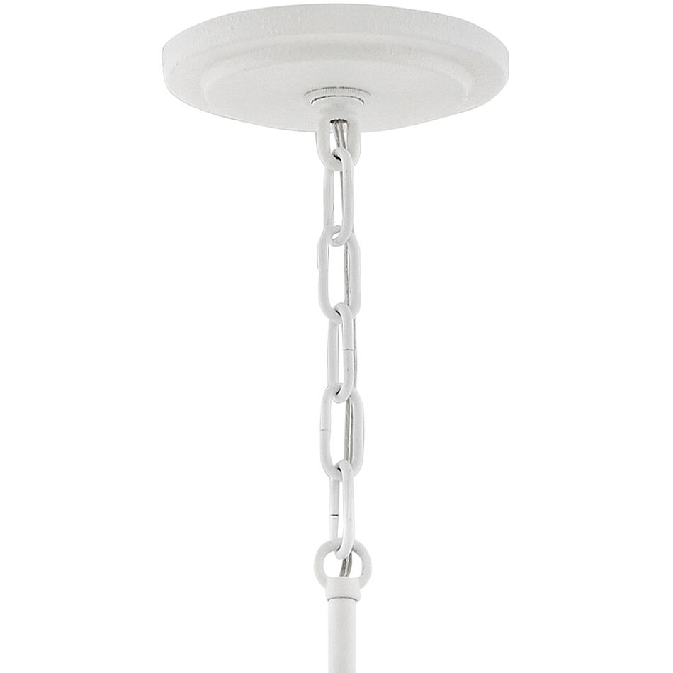 Seabrook 1 Light 24 inch Textured Plaster Chandelier Ceiling Light, Drum