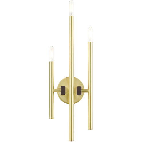 Denmark 3 Light 8 inch Satin Brass ADA ADA Triple Sconce Wall Light