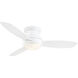 Concept II Wet 52 inch White Outdoor Ceiling Fan