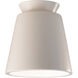 Radiance Collection LED 7.5 inch Matte White Flush-Mount Ceiling Light