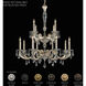 Napoli 12 Light 32.1 inch Heirloom Gold Chandelier Ceiling Light, Schonbek Signature