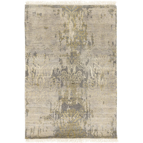 Masha 36 X 24 inch Gray / Dusty Sage / Medium Gray / Charcoal Handmade Rug