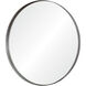 Lester 30 X 30 inch Silver Brush Wall Mirror