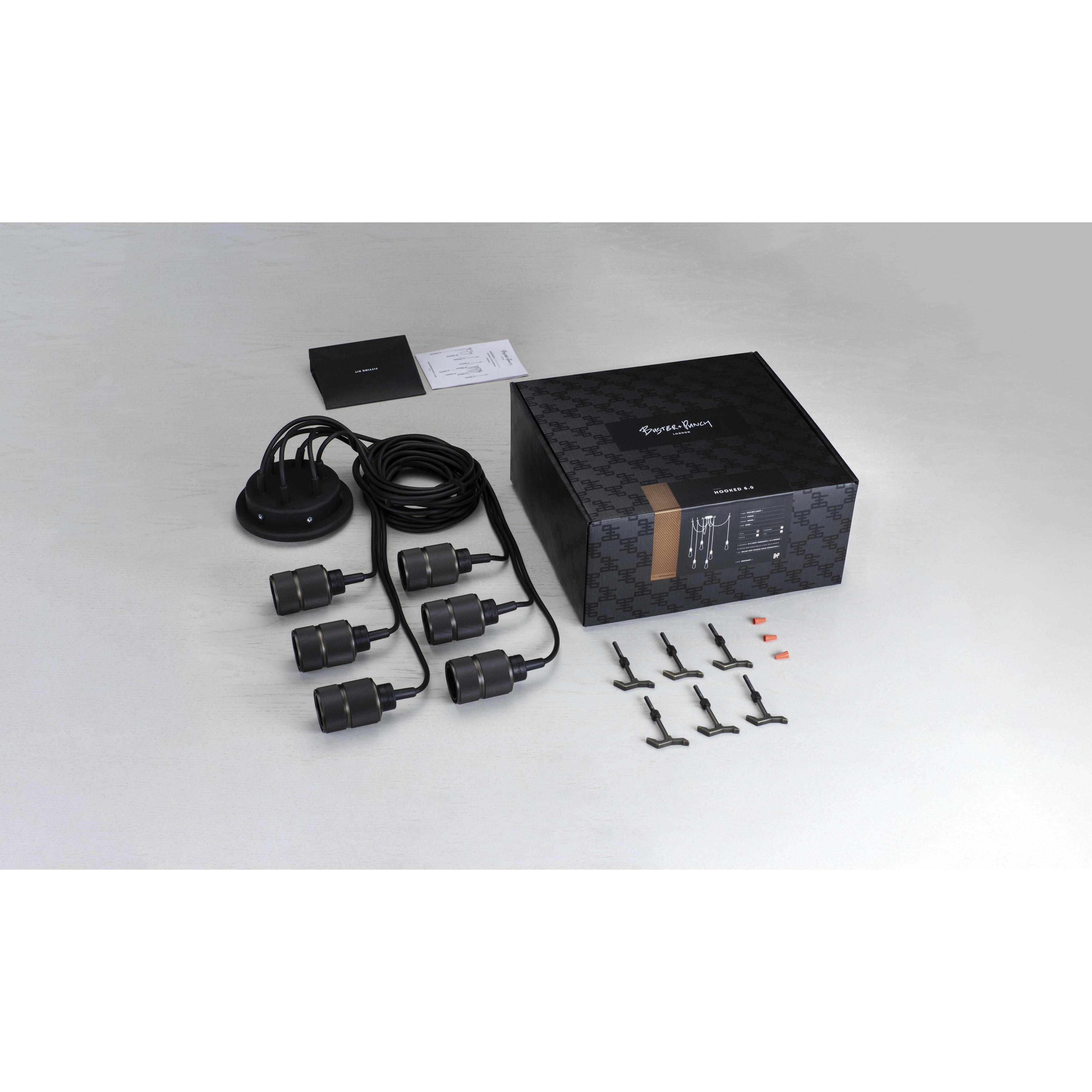 Hooked 6.0 LED 8.27 inch Graphite / Smoked Bronze Pendant Ceiling Light, Mix