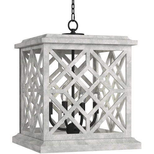 Coastal Living Chatham 4 Light 17.5 inch White Ceiling Lantern Ceiling Light