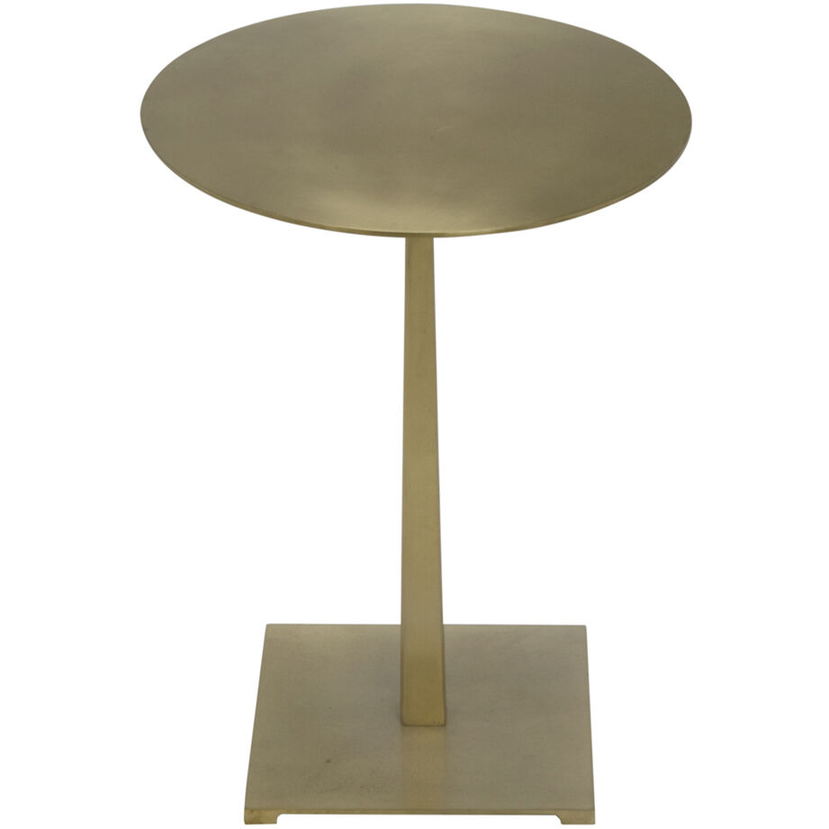 Stiletto 20 X 15 inch Antique Brass Side Table