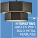 Facet 5 Light 16.5 inch Black Oxide Pendant Ceiling Light