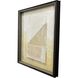 Ochre Folio White and Beige and Gray and Neutral Framed Art