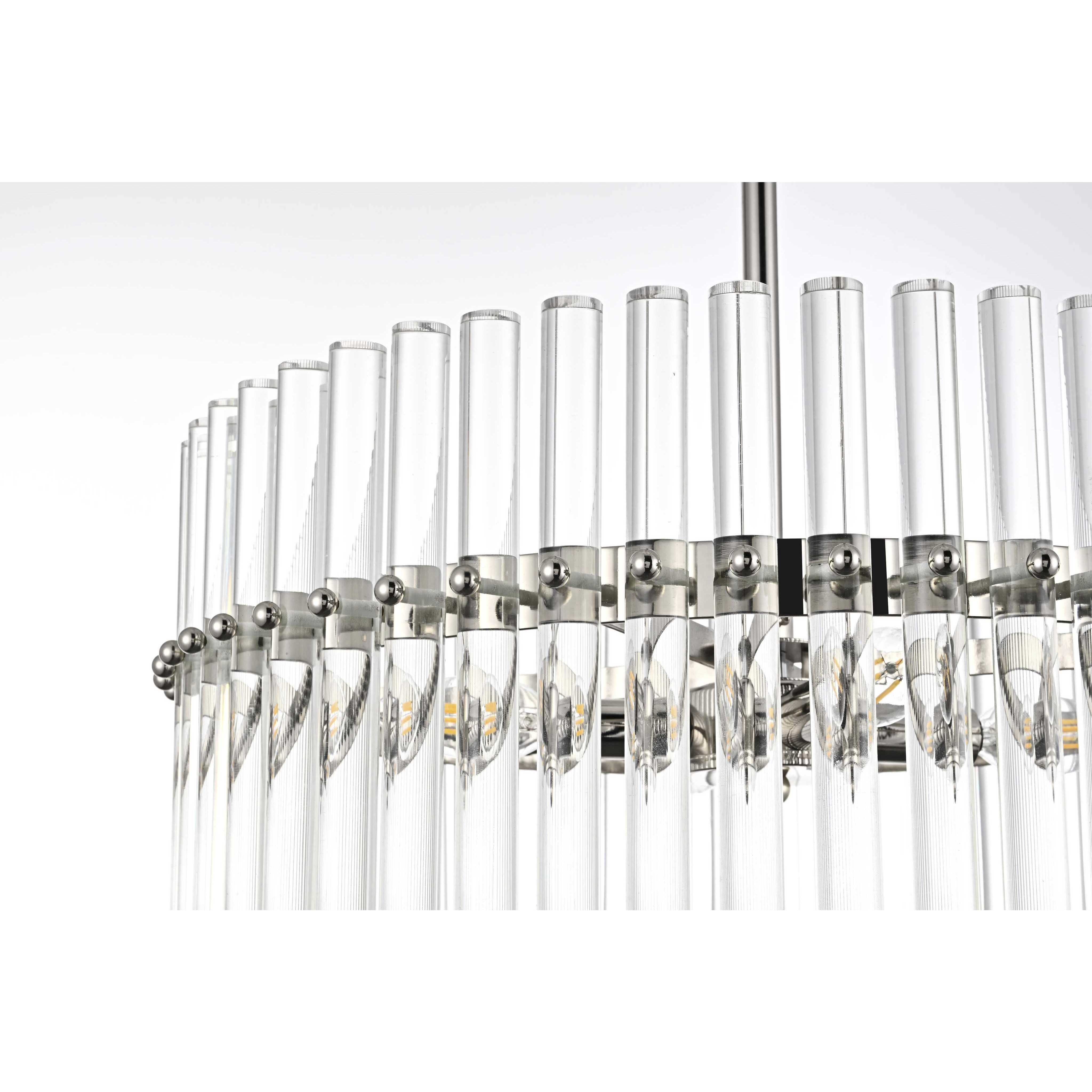 Paulina 4 Light 20 inch Polished Nickel Chandelier Ceiling Light